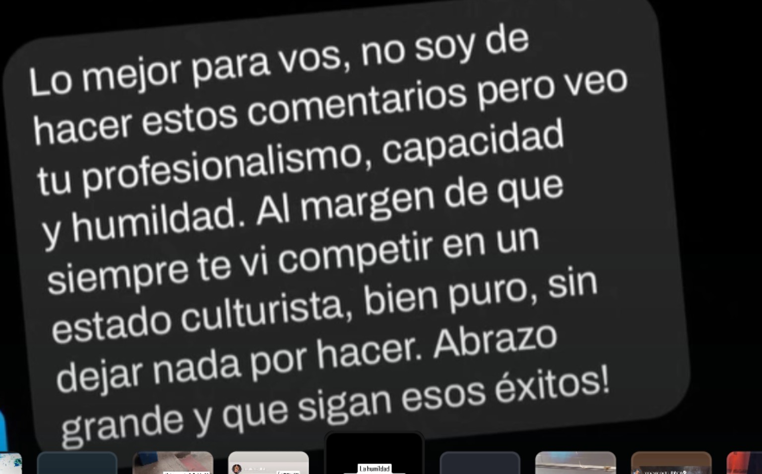 Testimonio de alumno
